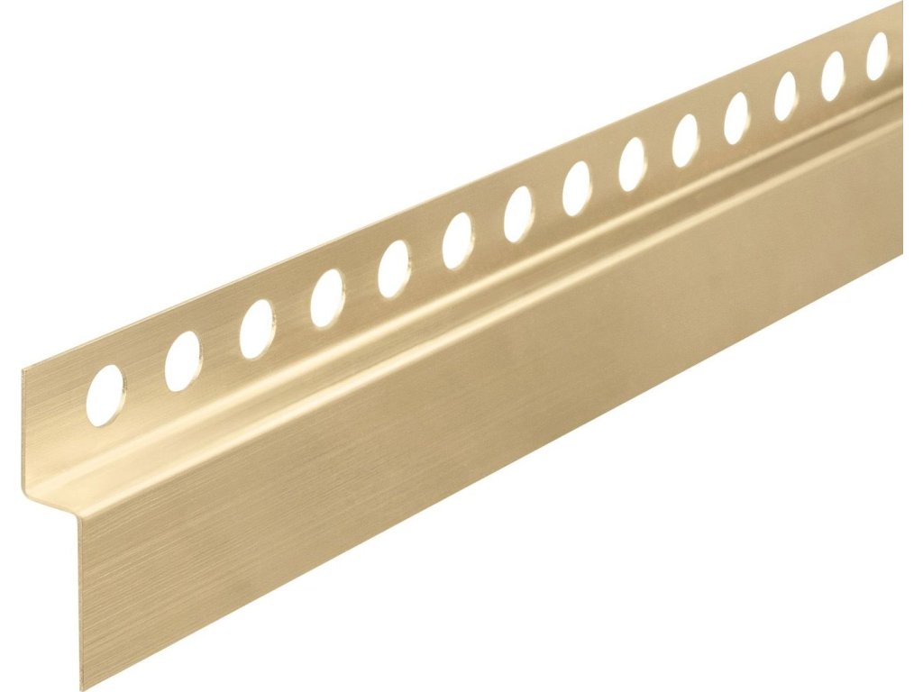 REA PŘEDNÍ LIŠTA SPRCHOVÉ VANIČKY 120 CM | GOLD BRUSH