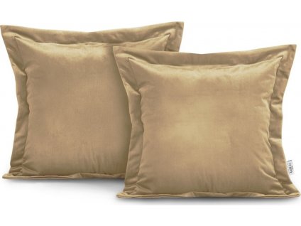 AMELIAHOME LESKLÝ DEKORATIVNÍ POVLAK VELVET | HOŘČICOVÝ