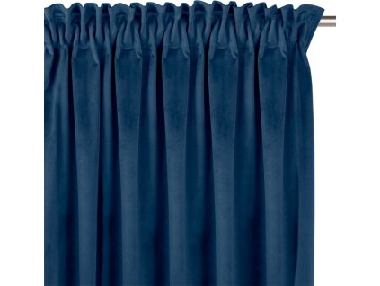 HOMEDE ZÁVĚS VILA S ŘASÍCÍ PÁSKOU 5 CM A TŘÁSNĚMI | INDIGO