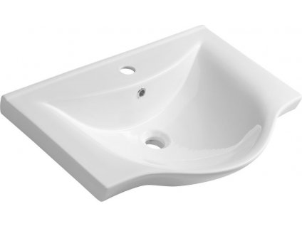 AQUALINE KERAMICKÉ UMYVADLO ZARA 64,5X46 CM | BÍLÉ