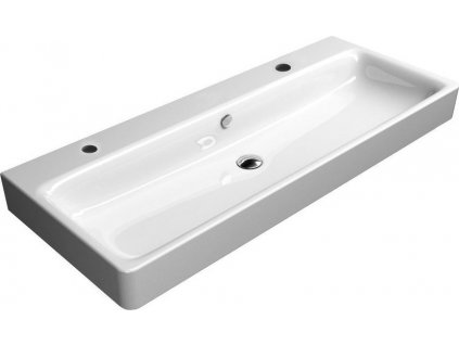 GSI KERAMICKÉ DVOJUMYVADLO SAND 120X50 CM | BÍLÉ