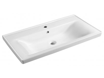 AQUALINE KERAMICKÉ UMYVADLO SAVA 90X46 CM | BÍLÉ