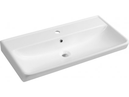 BRUCKNER KERAMICKÉ UMYVADLO NEON 80X41,5 CM | BÍLÉ
