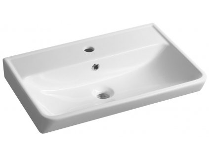 BRUCKNER KERAMICKÉ UMYVADLO NEON 60X41,5 CM | BÍLÉ