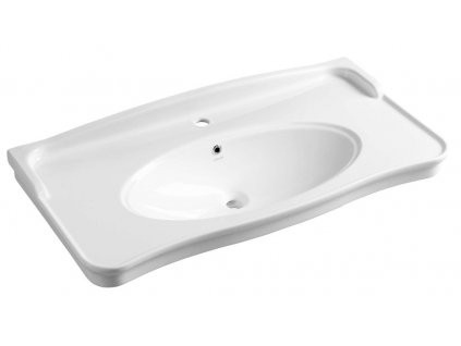 CREAVIT KERAMICKÉ UMYVADLO ANTIK 100X50 CM | BÍLÉ