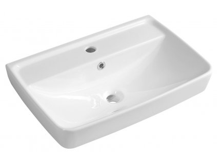 AQUALINE KERAMICKÉ UMYVADLO DURU 60X40 CM | BÍLÉ