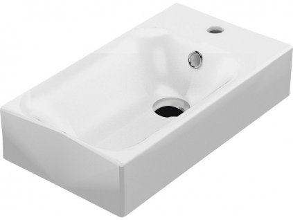 KERASAN MALÉ KERAMICKÉ UMYVADLO CENTO 45X25 CM | BÍLÉ
