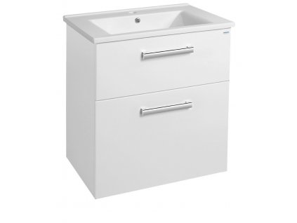 AQUALINE KOUPELNOVÁ SKŘÍŇKA POD UMYVADLO VEGA 62X72,6X43,6 CM | BÍLÁ
