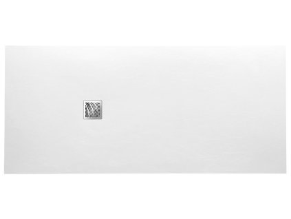 GELCO OBDÉLNÍKOVÁ SPRCHOVÁ VANIČKA Z LITÉHO MRAMORU MITIA 120X90 CM | BÍLÁ