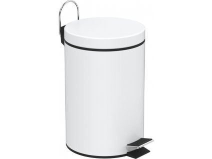 AQUALINE ODPADKOVÝ KOŠ SIMPLE LINE 3 L | BÍLÝ