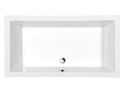 POLYSAN HLUBOKÁ SPRCHOVÁ VANIČKA DEEP 140X75X26 CM | BÍLÁ