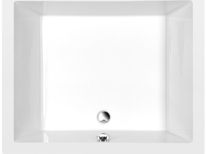 POLYSAN HLUBOKÁ SPRCHOVÁ VANIČKA DEEP 110X90X26 CM | BÍLÁ