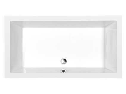 POLYSAN HLUBOKÁ SPRCHOVÁ VANIČKA DEEP 150X75X26 CM | BÍLÁ
