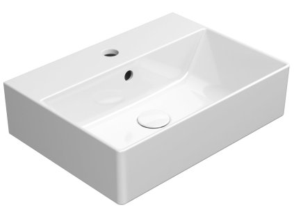 GSI KERAMICKÉ UMYVADLO KUBE X 50X37 CM | BÍLÉ