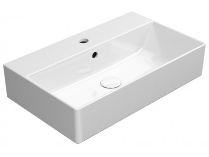 GSI KERAMICKÉ UMYVADLO KUBE X 60X37 CM | BÍLÉ