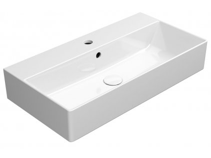 GSI KERAMICKÉ UMYVADLO KUBE X 70X37 CM | BÍLÉ