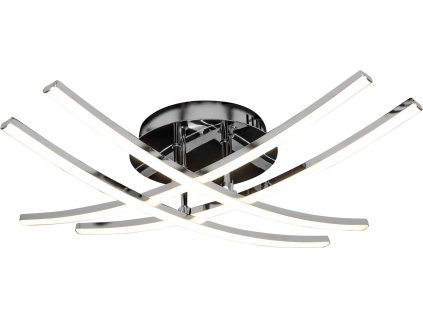 TOOLIGHT MODERNÍ STROPNÍ LED LAMPA CROSS | CHROM