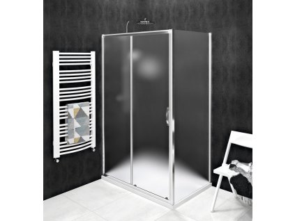 GELCO SPRCHOVÝ KOUT OBDÉLNÍKOVÝ L/P VARIANTA 100X80 CM SIGMA SIMPLY | MLÉČNÉ SKLO