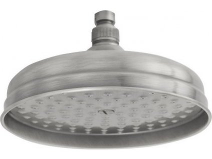 SAPHO DEŠŤOVÁ SPRCHOVÁ HLAVICE ANTEA, Ø 20 CM | STŘÍBRNÁ MATNÁ