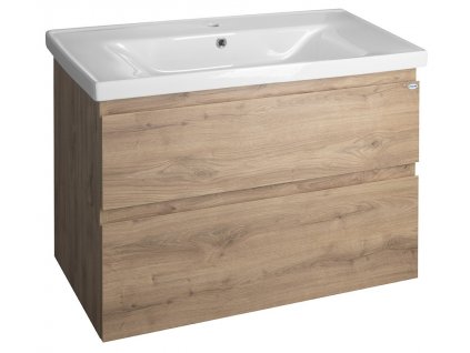 AQUALINE KOUPELNOVÁ SKŘÍŇKA POD UMYVADLO ALTAIR 86,5X60X45 CM | DUB EMPORIO