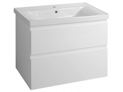 AQUALINE KOUPELNOVÁ SKŘÍŇKA POD UMYVADLO ALTAIR 77,5X60X45 CM | BÍLÁ