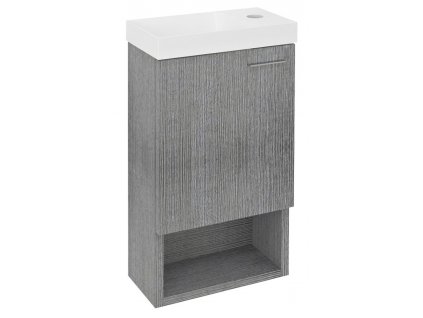 SAPHO KOUPELNOVÁ SKŘÍŇKA POD UMYVADLO LATUS XI 30X53X16,5 CM | DUB STŘÍBRNÝ