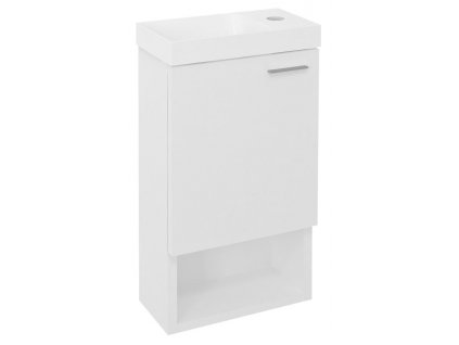 SAPHO KOUPELNOVÁ SKŘÍŇKA POD UMYVADLO LATUS XI 30X53X16,5 CM | BÍLÁ LESKLÁ