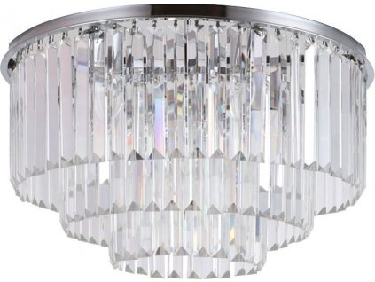 TOOLIGHT KŘIŠŤÁLOVÁ LED ZÁVĚSNÁ LAMPA + DÁLKOVÉ OVLÁDÁNÍ SOFIA | CHROM