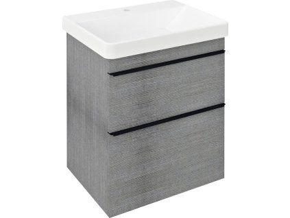SAPHO KOUPELNOVÁ SKŘÍŇKA POD UMYVADLO SITIA 56,4X70X44,2 CM | DUB STŘÍBRNÝ