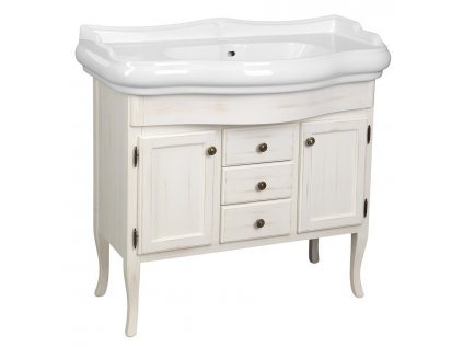 SAPHO KOUPELNOVÁ SKŘÍŇKA POD UMYVADLO RETRO 89X80X48 CM | STAROBÍLÁ