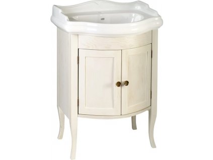 SAPHO KOUPELNOVÁ SKŘÍŇKA POD UMYVADLO RETRO 60X80X45 CM | STAROBÍLÁ