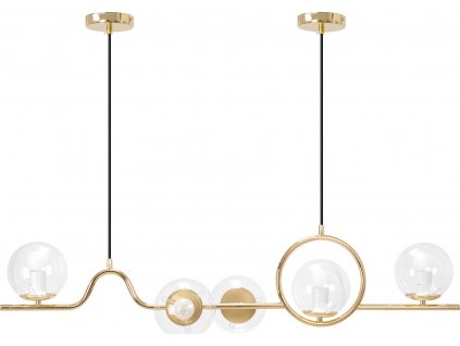 TOOLIGHT KOVOVÁ ZÁVĚSNÁ LAMPA GEO B | ZLATÁ