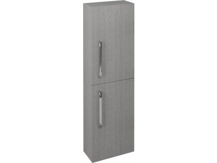 SAPHO VYSOKÁ KOUPELNOVÁ SKŘÍŇKA THEIA 40X138X19,3 CM | STŘÍBRNÝ DUB
