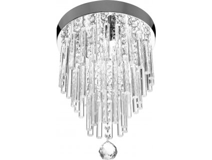 TOOLIGHT KŘIŠŤÁLOVÝ LUSTR DELUX ROUND | CHROM
