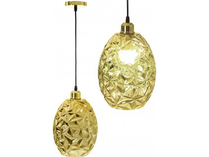 TOOLIGHT ZÁVĚSNÁ LAMPA OVAL | ZLATÁ
