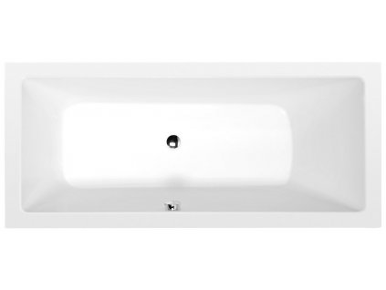 POLYSAN OBDÉLNÍKOVÁ VANA MIMOA SLIM 170X75X39 CM | BÍLÁ