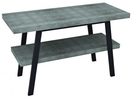 SAPHO STOLEK POD UMYVADLO TWIGA 120X72X50 CM, ČERNÁ KONSTRUKCE, DESKA AQUAMARINE