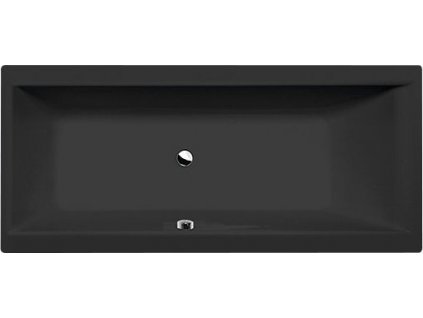 POLYSAN OBDÉLNÍKOVÁ VANA CLEO 180X80X48 CM | ČERNÁ MATNÁ