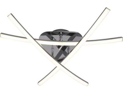 TOOLIGHT MODERNÍ ZÁVĚSNÁ STROPNÍ LAMPA LED STAR | CHROM