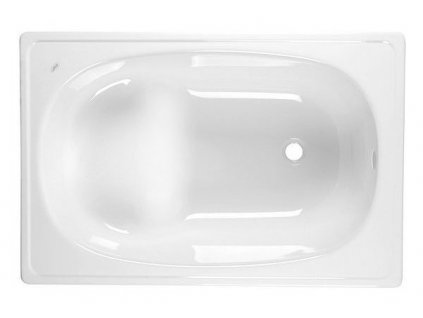 SMAVIT SEDACÍ SMALTOVANÁ VANA SALT 105X70 CM | BÍLÁ