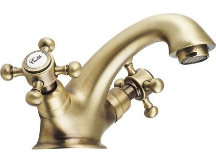 SAPHO OTOČNÁ UMYVADLOVÁ BATERIE ANTEA, 65 MM | MATNÁ ZLATÁ