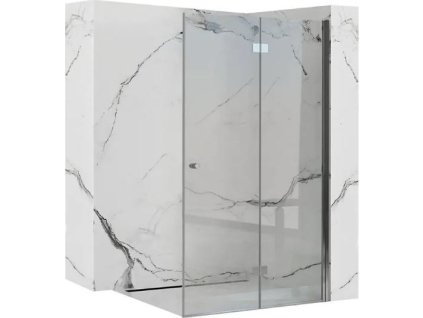 REA SKLÁDACÍ SPRCHOVÉ DVEŘE FOLD N2 120 CM | CHROM
