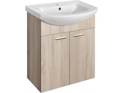 AQUALINE UMYVADLOVÁ SKŘÍŇKA ZOJA  61,5X74X32,5 CM | DUB PLATIN
