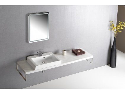 SAPHO DESKA POD UMYVADLO AVICE 170X36 CM | DUB STAROBÍLÝ