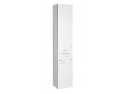 AQUALINE VYSOKÁ KOUPELNOVÁ SKŘÍŇKA ZOJA-KERAMIA FRESH  35X184X29 CM | BÍLÁ
