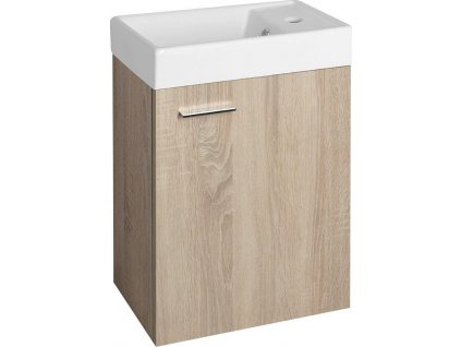 AQUALINE UMYVADLOVÁ SKŘÍŇKA ZOJA 39,5X50X22 CM | DUB PLATIN