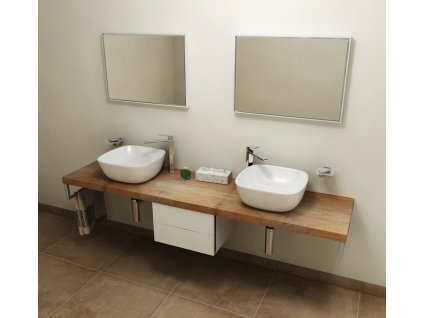 SAPHO DESKA POD UMYVADLO AVICE 180X50 CM | OLD WOOD
