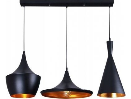 TOOLIGHT ZÁVĚSNÁ STROPNÍ LAMPA COSTA SET | ČERNÝ