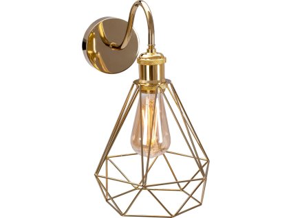 TOOLIGHT NÁSTĚNNÁ LAMPA LOFT | ZLATÁ