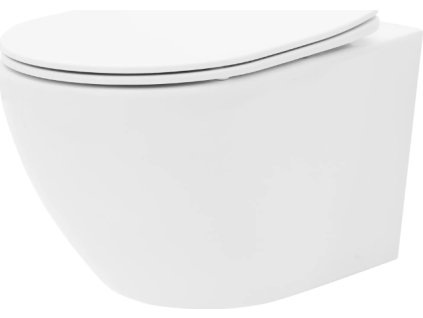 REA ZÁVĚSNÁ WC MÍSA CARLO FLAT MINI | BÍLÁ